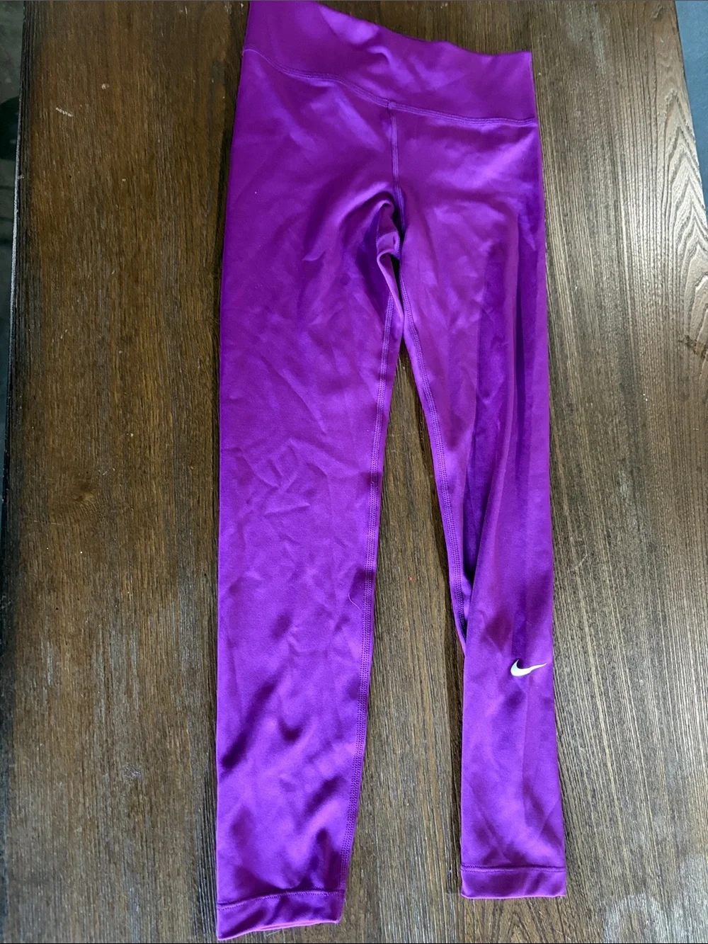 Nike Kids Bright Purple Athletic Leggings